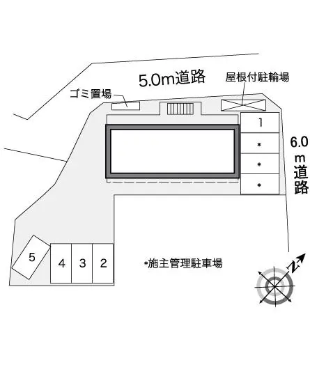 ★手数料０円★鎌倉市岩瀬 月極駐車場